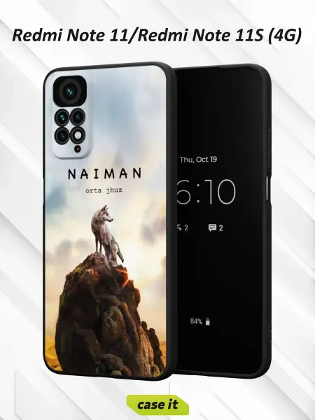Case it Чехол на Redmi Note 11 11S 4Gс принтом NAIMAN