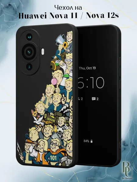 Be Unique Чехол на Huawei Nova 11 Nova 12s с принтом Fallout