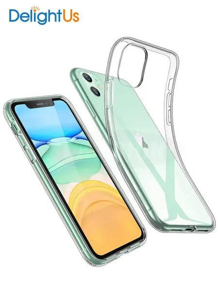 DelightUs Чехол для Apple iPhone 11 прозрачный мягкий