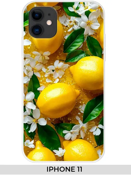NOOTO Чехол на Apple iPhone 11 (для Айфон 11) лимоны