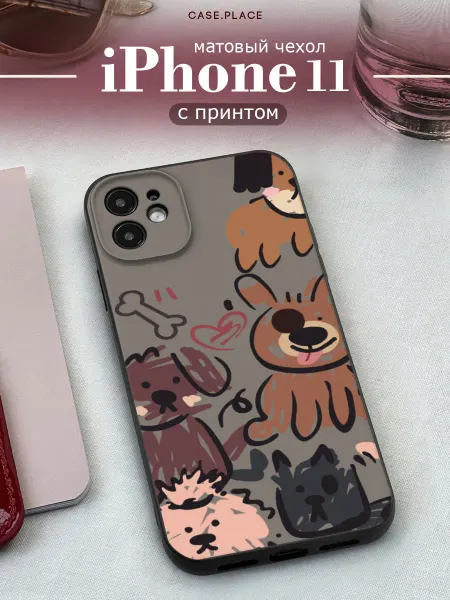 Case Place Чехол на iPhone 11 с собакой