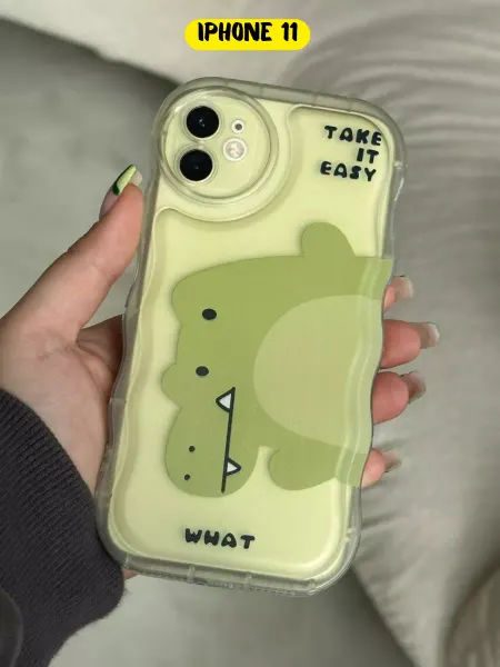 CaseLove Чехол на iPhone 11 c принтом Крокодил