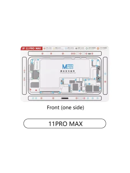 WOAP Магнитный коврик MaAnt с раскладкой iPhone 11 Pro Max