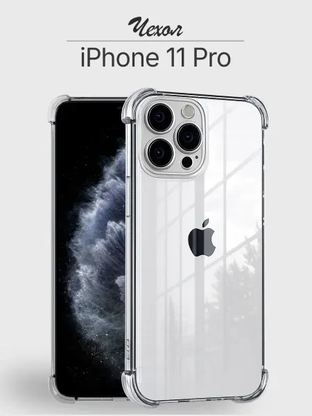 Мобимания Чехол iPhone 11 Pro прозрачный противоударный