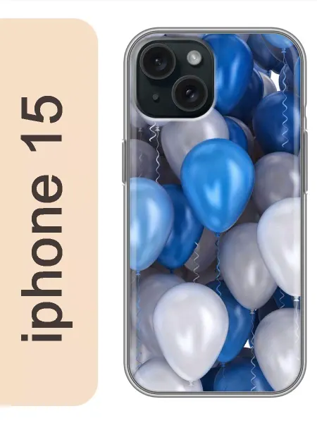 CaseOffice Чехол на iphone 15 шарики 1113