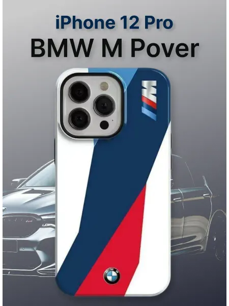 Чехол для iPhone 12 Pro в стиле BMW M противоударный