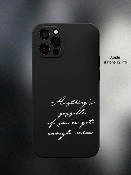 ESSE CASE Чехол на iPhone 12 Pro с надписью