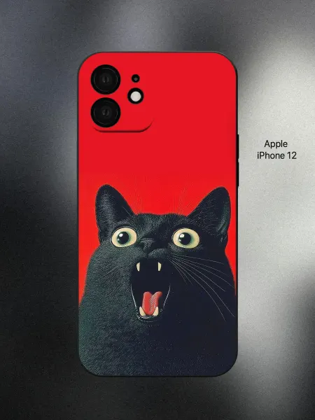 ESSE CASE Чехол на iPhone 12 с котом