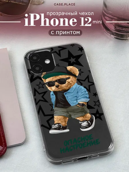 Case Place Чехол на iPhone 12 mini с медведем