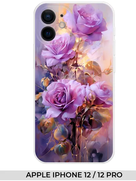 МобиФон Чехол на iPhone 12 12 pro с принтом