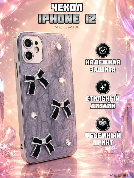 VELRIX Чехол для iPhone 12 Бантик