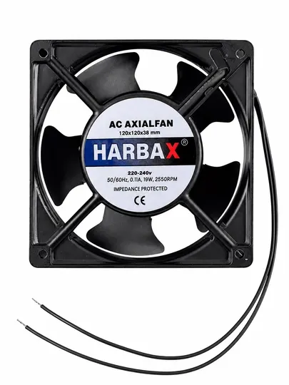 Осевой вентилятор/Кулер HARBAX AC 120×120×38 мм, 220-240В, 19Вт