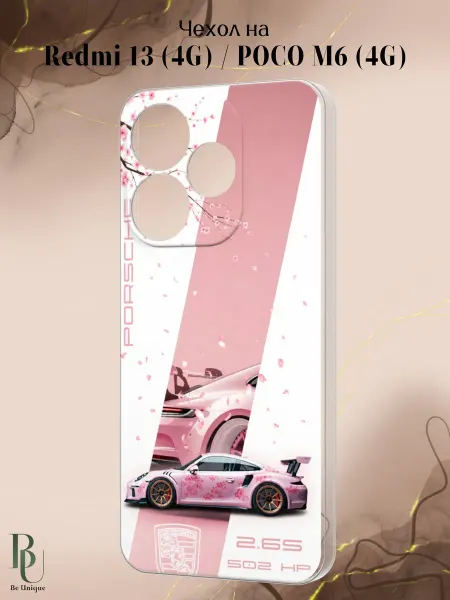 Be Unique Чехол на Redmi 13 4G и Poco M6 4G Porsche