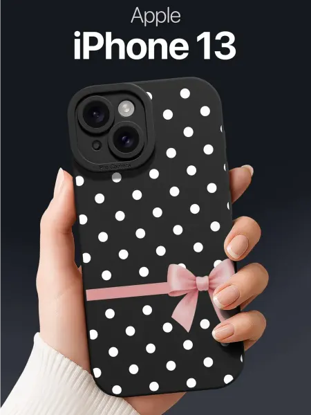 SCDesign Чехол на iPhone 13 с бантиком
