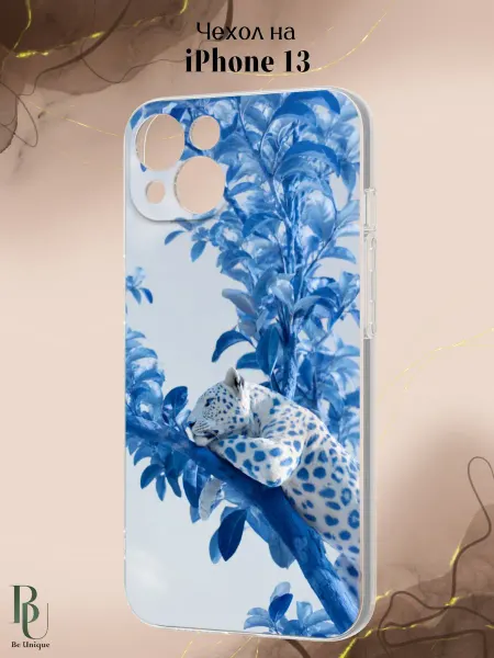 Be Unique Чехол на iPhone 13 Леопард