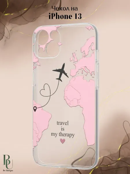 Be Unique Чехол на iPhone 13 с принтом Самолет