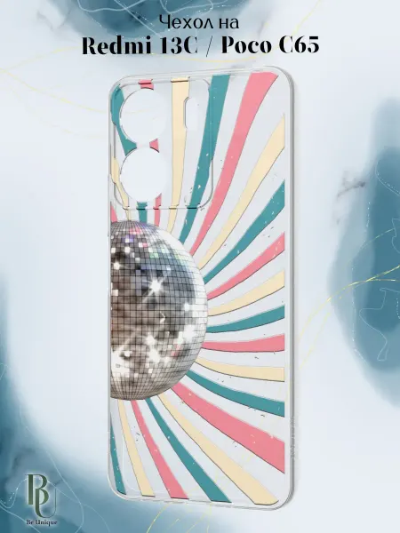 Be Unique Чехол на Redmi 13C Poco C65 с принтом y2k