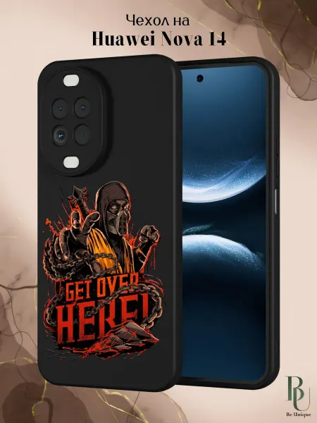 Be Unique Чехол на Huawei Nova 14 с принтом Mortal Kombat