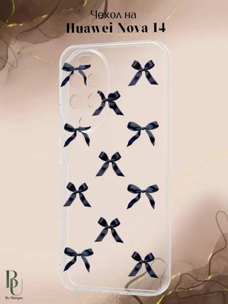 Be Unique Чехол на Huawei Nova 14 с принтом Бантики
