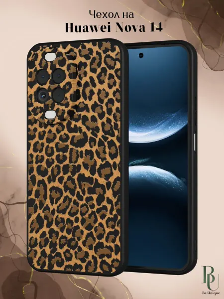 Be Unique Чехол на Huawei Nova 14 с леопардовым принтом