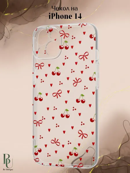 Be Unique Чехол на iPhone 14 с бантиками