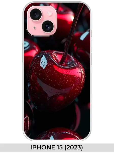 NOOTO Чехол на iPhone 15 (2023) (для Айфон 15) вишня