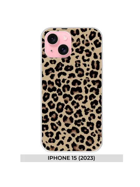 NOOTO Чехол на iPhone 15 (2023) леопардовый