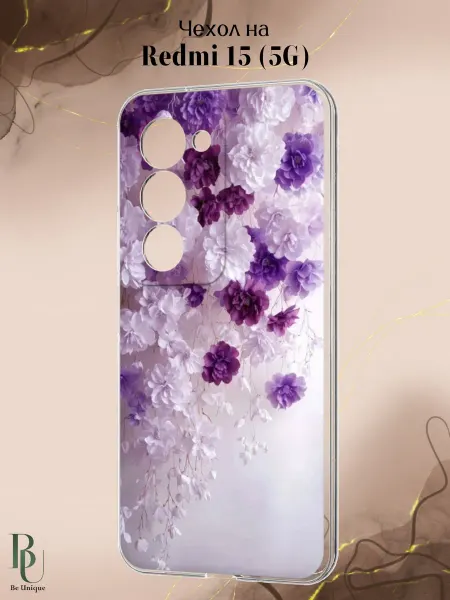 Be Unique Чехол на Redmi 15 5G Цветочки
