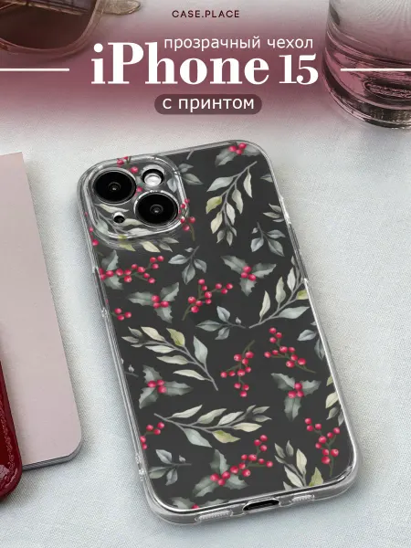 Case Place Чехол на iPhone 15 зимний