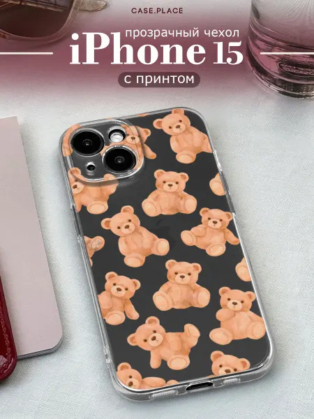 Case Place Чехол на iPhone 15 мишка