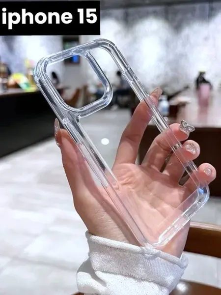 ND CASE Чехол на iPhone 15 прозрачный силиконовый