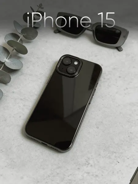 CaseLixx Чехол на iPhone 15 полупрозрачный