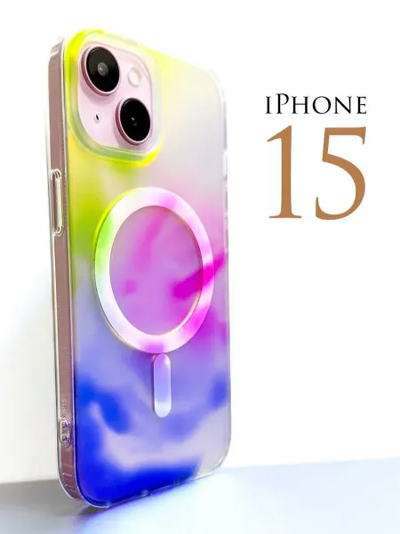 CRAZY CAT Чехол на iphone 15 с Magsafe
