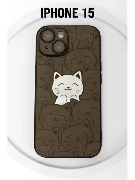 Lima Store Чехол на Iphone Айфон 15 Котики Cats