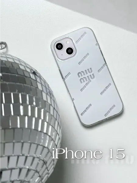 IPAK Чехол силиконовый Miu Miu для iPhone 15