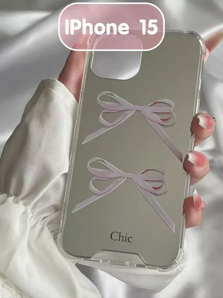 Kittywow Чехол на IPhone 15 Бантики