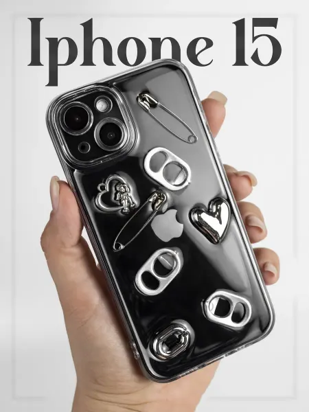 TiA MaX Чехол на iPhone 15 из эпоксидной смолы