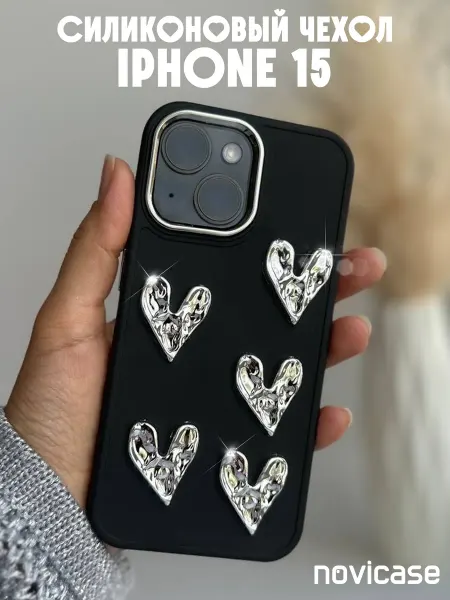 NoviCase Чехол на iPhone 15 силиконовый