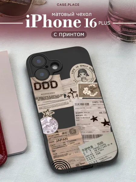 Case Place Чехол на iPhone 16 Plus пинтерест