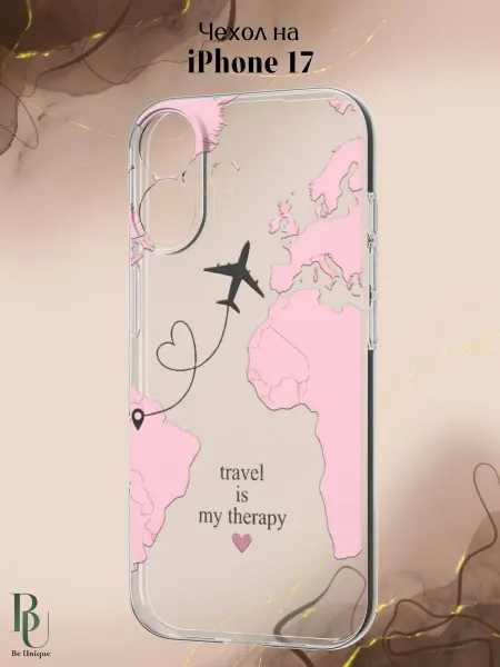 Be Unique Чехол на iPhone 17 с принтом Самолет