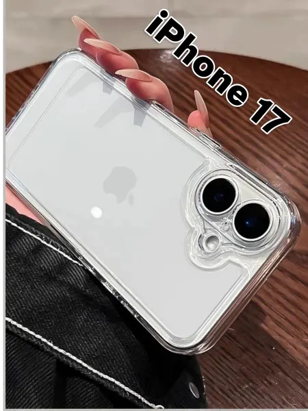 IPhone чехлы чехол на iphone 17 прозрачный с защитой камеры
