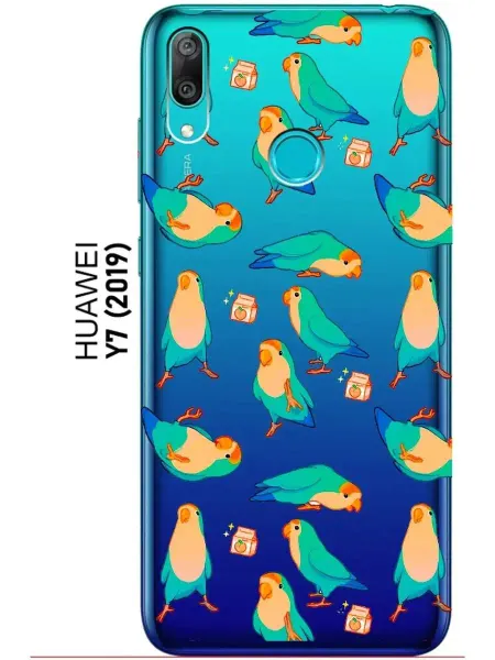 NOOTO Чехол с принтом на Huawei Y7 19 Хуавей У7 19