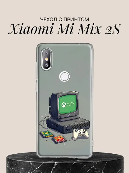Xiaomi Чехол на Mi Mix 2S с принтом Ретро игровая консоль 2