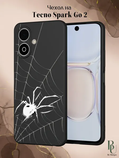 Be Unique Чехол на Tecno Spark Go 2 Готика Паук