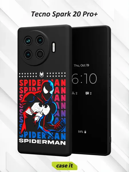 Case it Чехол на Tecno Spark 20 Pro +с принтом ШШС