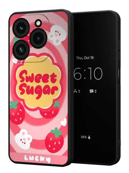 FACTORIA Чехол на Tecno Spark 20 Pro с принтом Sweet Sugar