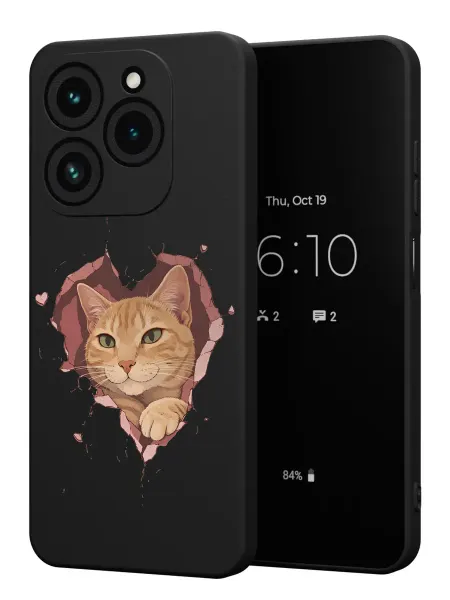 FACTORIA Чехол на Tecno Spark 20 Pro + с принтом Котик