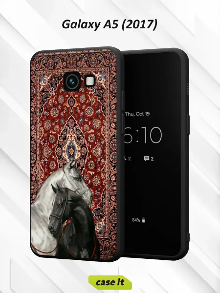 Case it Чехол на Samsung A5 2017с принтом Лошади
