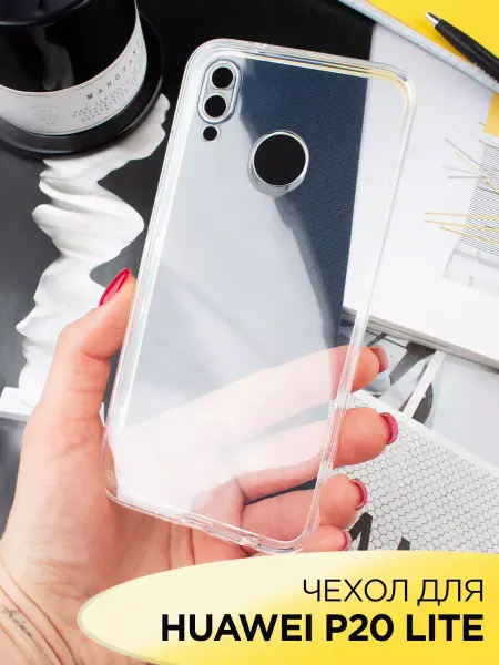 Tech&Style Чехол на Huawei P20 Lite 2018 Nova 3E прозрачный силиконовый