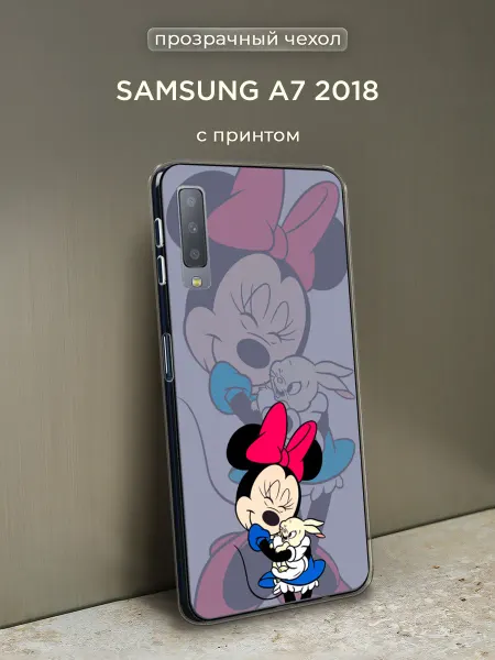 SAMSUNG Чехол на Galaxy A7 2018 красивый